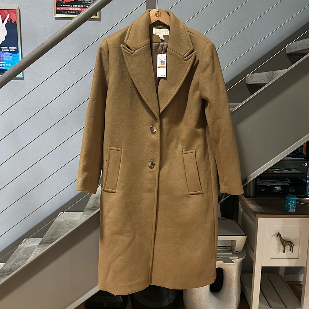 Wool Melton Oversized Coat (NWT)
